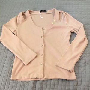 Cold shoulder blouse